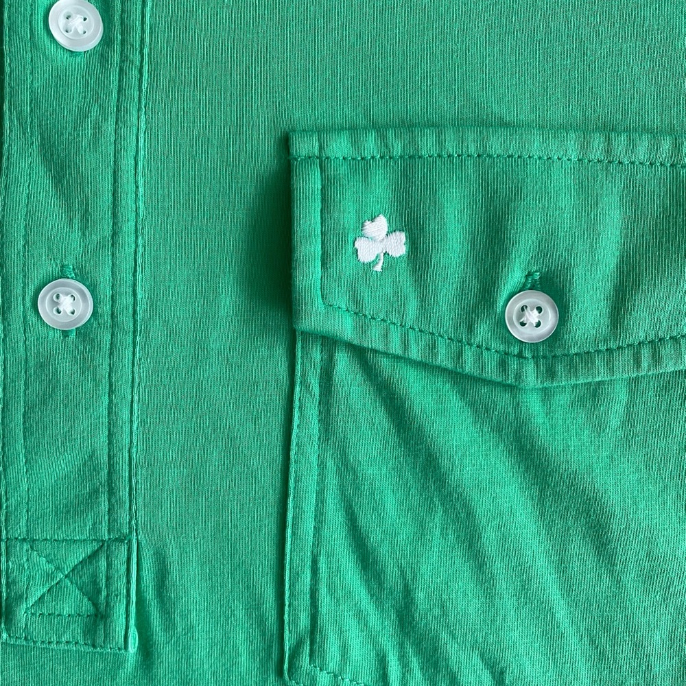 Men's Criquet Green Shamrock Performance Player’s Polo Shirt - medium - Picture 5 of 6